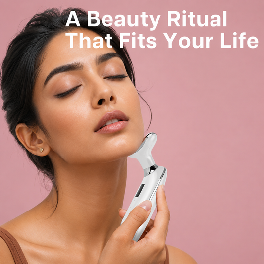 VRAIKO Lilac 7-in-1 Face & Neck Beauty Massager