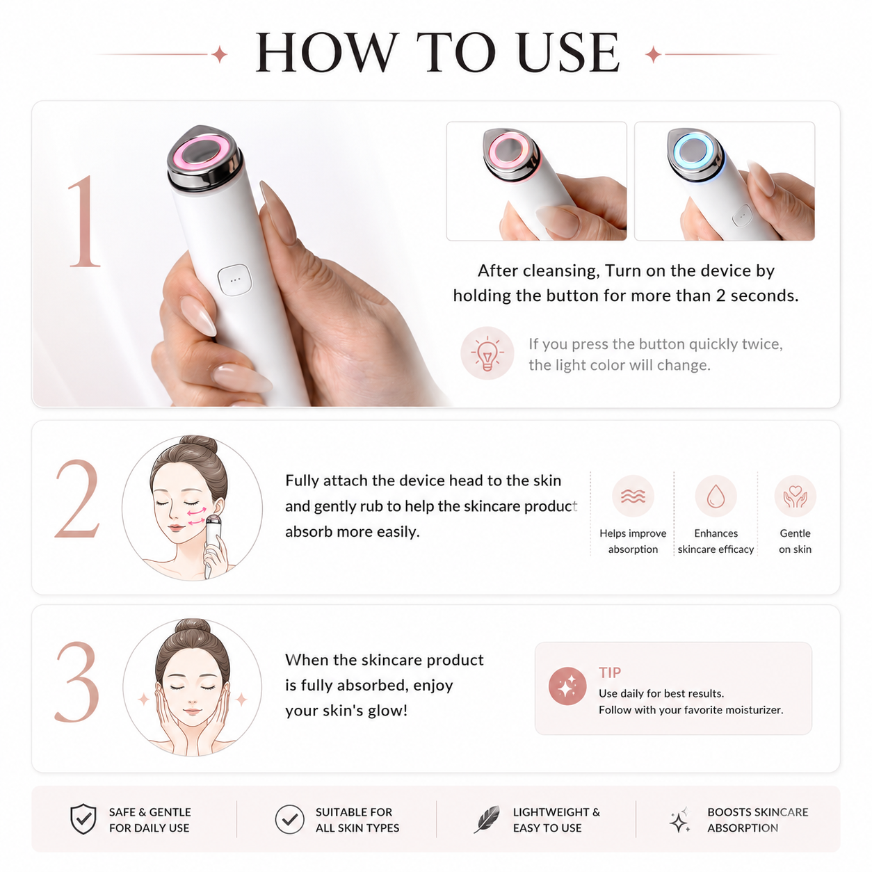 Medicube Mini Booster Pro+ Facial Device