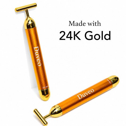 24K Gold Vibrating Face Massager