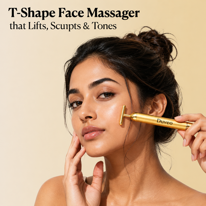 24K Gold Vibrating Face Massager